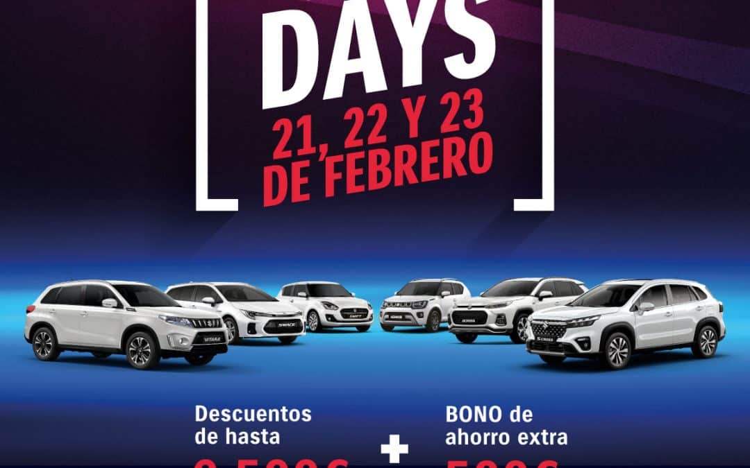 Suzuki Days descuentos Suzuki Granollers